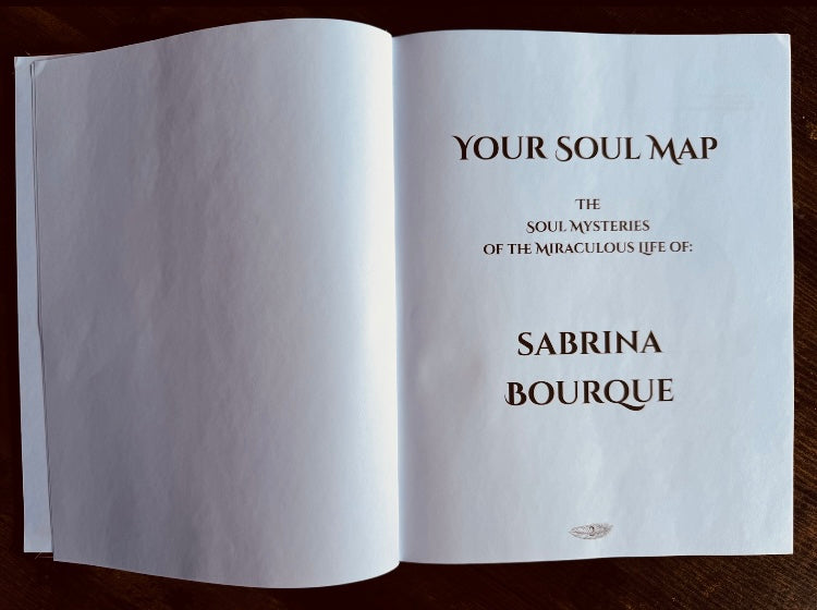 The Soul Map ~ Bespoke Birthday Book.